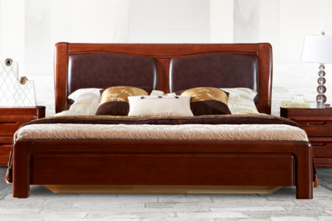 床实木大床卧室家具1.8米双人床